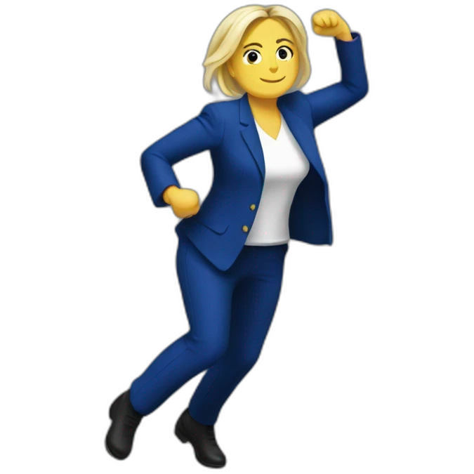 Marine-le-pen-dance emoji