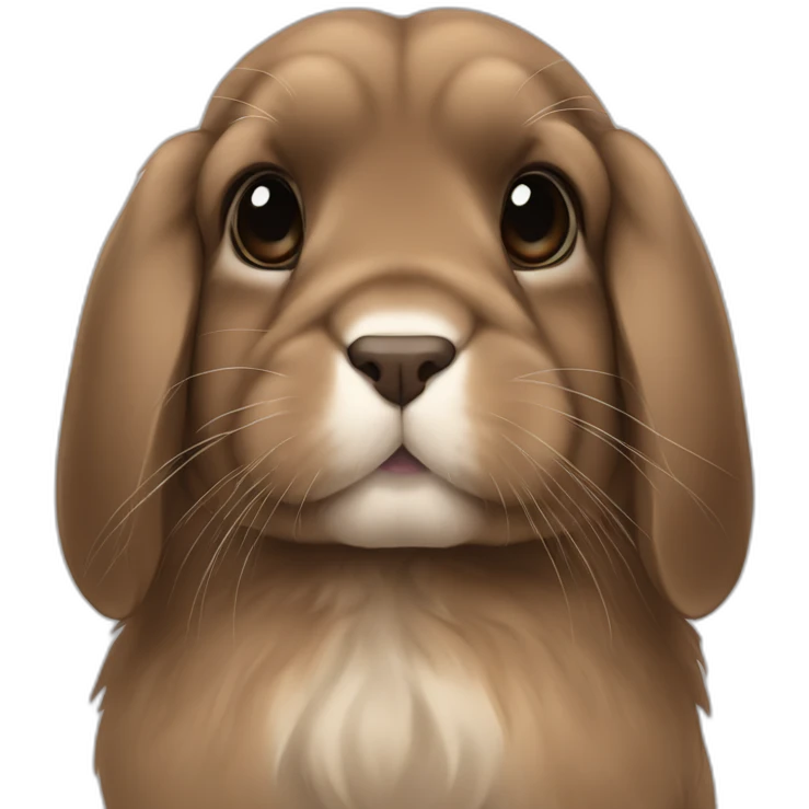 brown holland lop emoji
