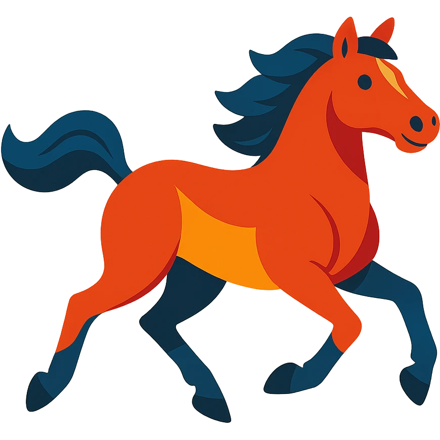 galloping horse emoji