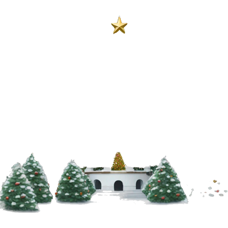 Christmas white house emoji