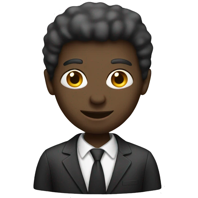 black meetingchair emoji