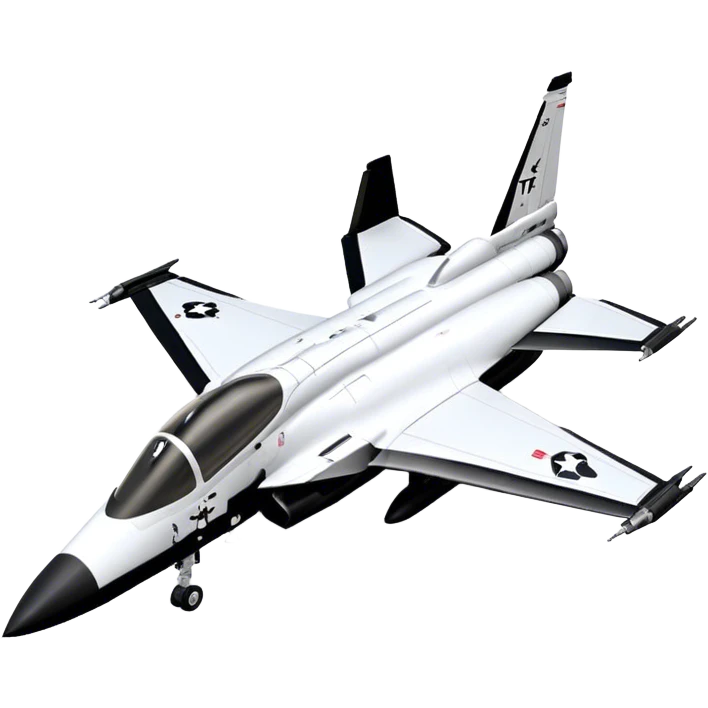 Jet Trainer - T-38 Talon - Northrop Grumman (Model Year: 2021) (Iconic colour: White and black) emoji