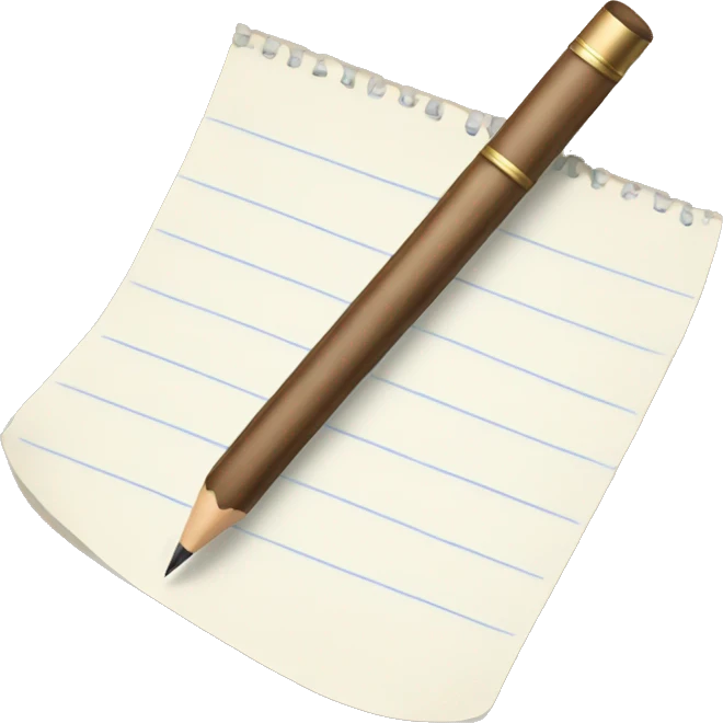 Write in a note emoji