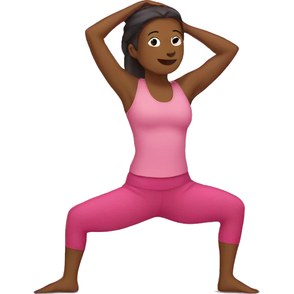 pink yoga mat emoji