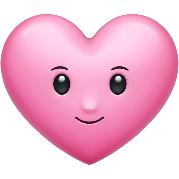 Pink heart emoji