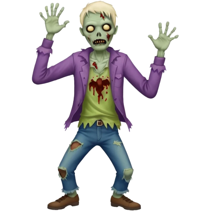 Zombie dancing  emoji