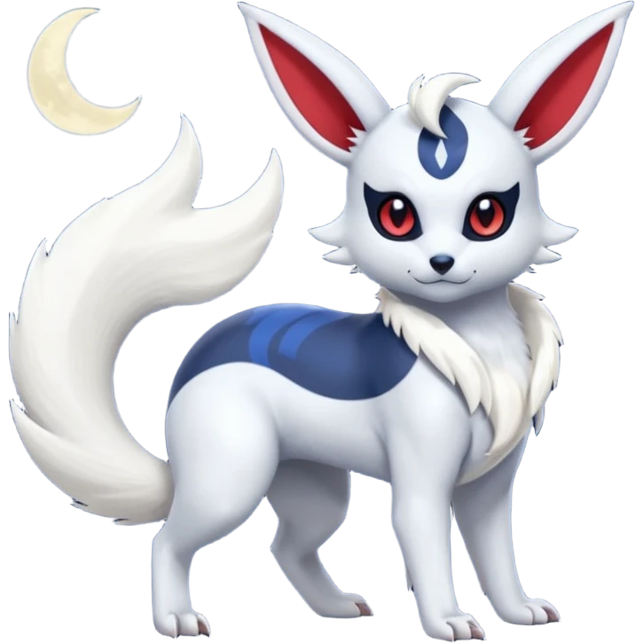 Umbreon-Absol-Minccino-Zangoose-fusion-hybrid-creature  emoji