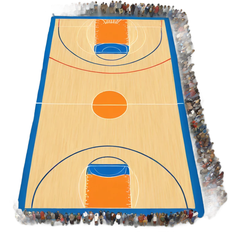NBA basketball court  emoji
