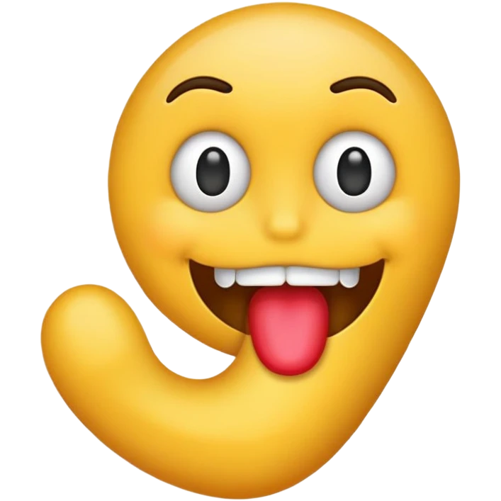 emoji with a foot in the mouth emoji