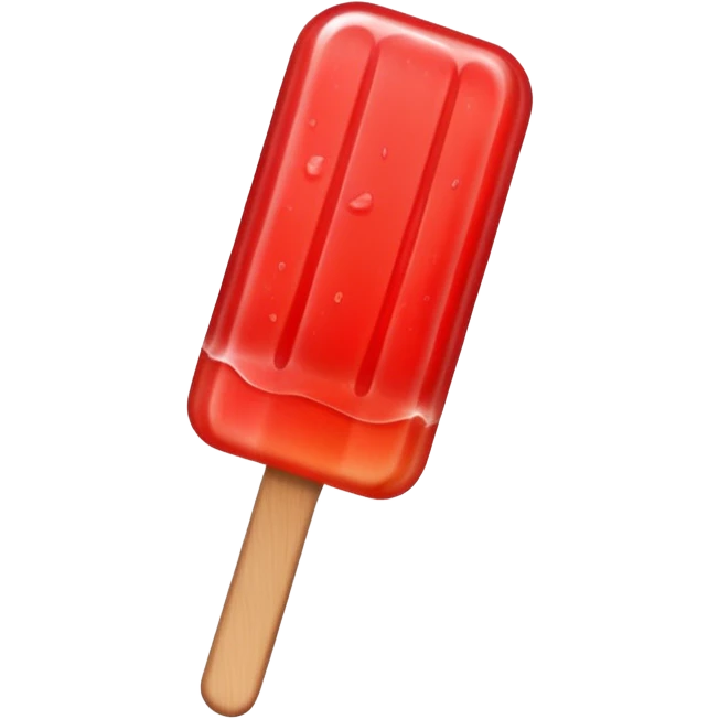 Elado de agua rojo emoji