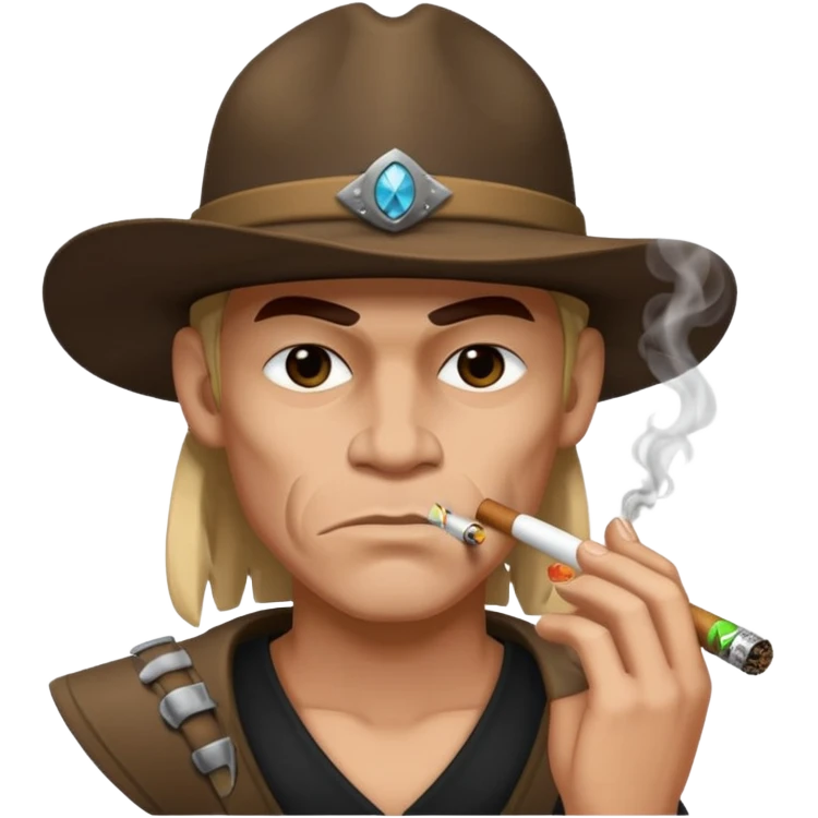 Arc raider smoking a blunt emoji