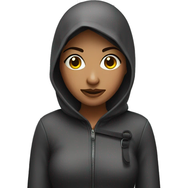 girl thief with eye band  emoji
