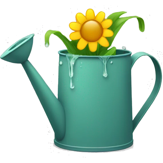 watering can pour emoji