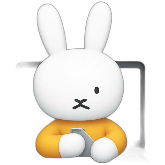 miffy on laptop emoji