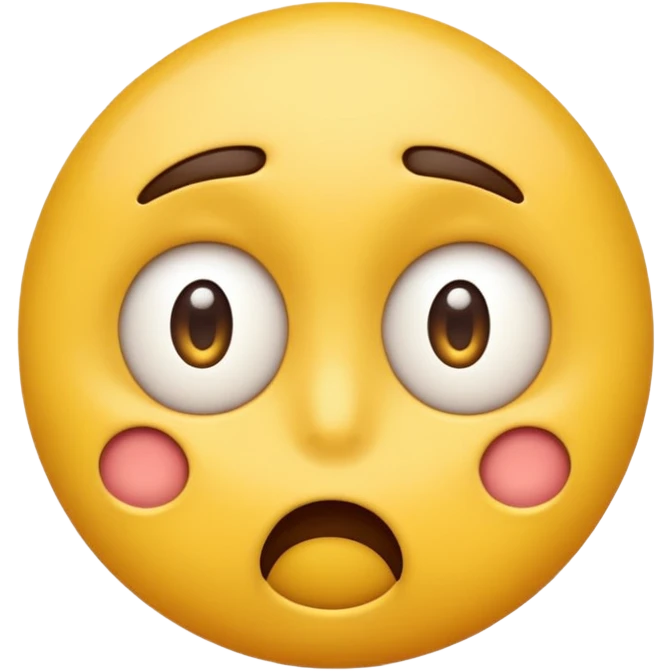 confused yellow faced emoji emoji