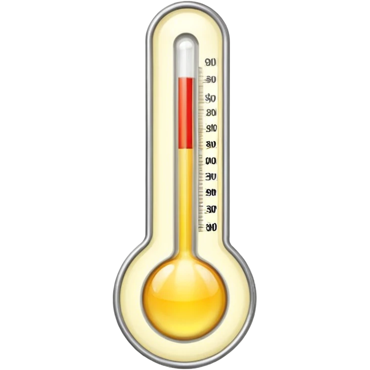 thermometer sun emoji