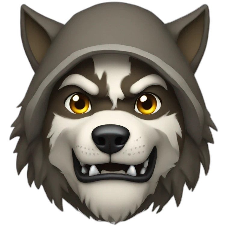 Wolf thug emoji