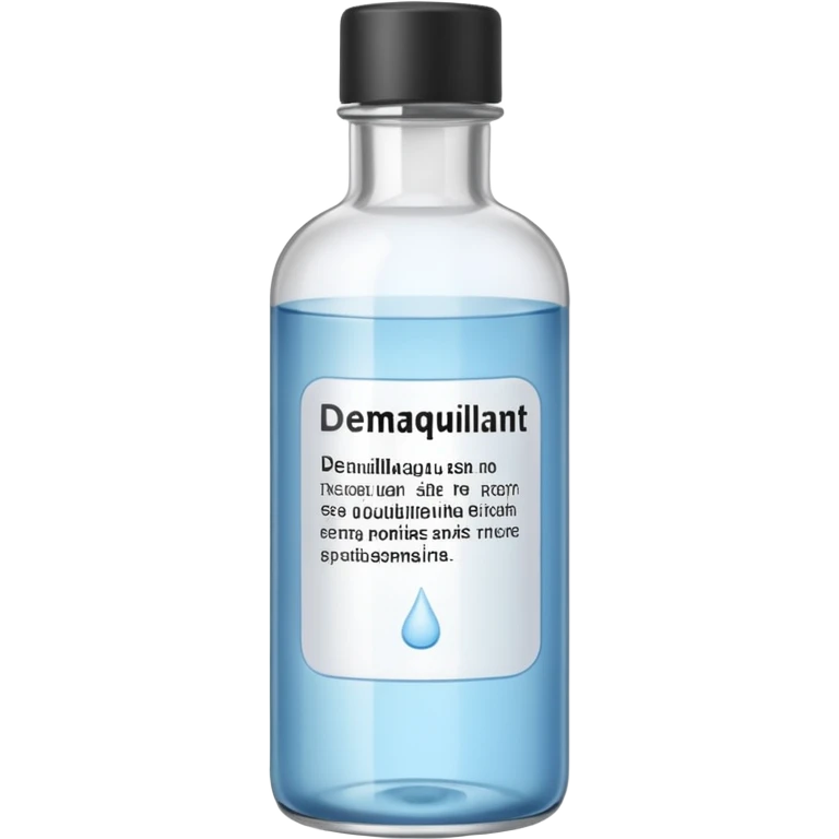 démaquillant avec ecriture emoji