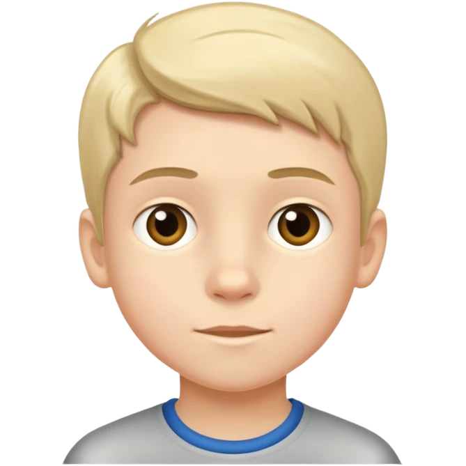 Un niño que se llama Álex, que tiene 10 años emoji