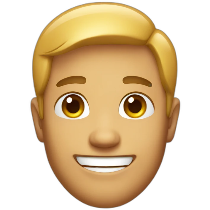 Smiling dude emoji