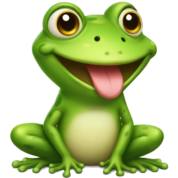 Mr Frog Smiling Friends emoji