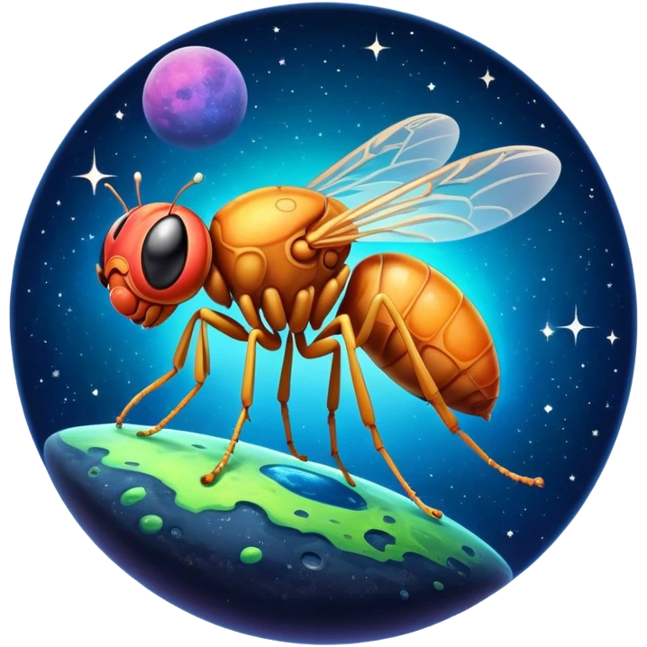 fruit fly in space emoji