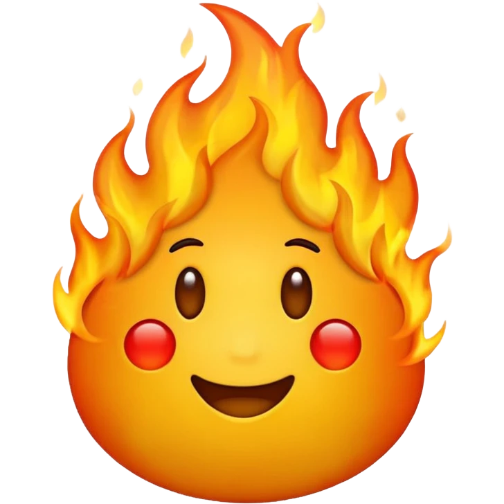 number ten emoji with fire and heat emoji
