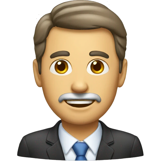 boss with employees  emoji