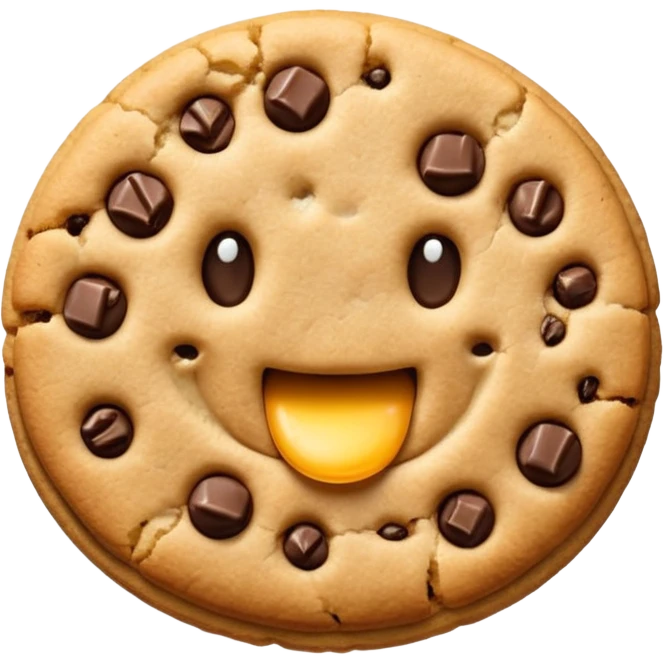 Cookie bite emoji