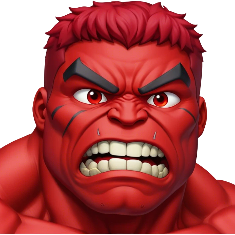 red hulk emoji