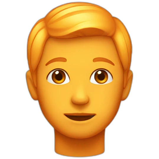 light orange emoji