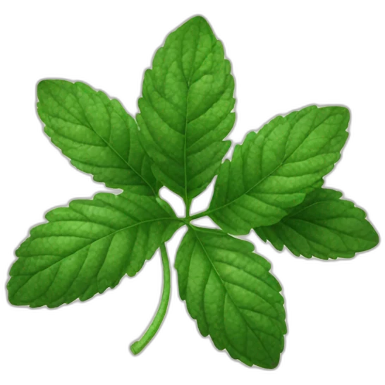 peppermint leaves emoji