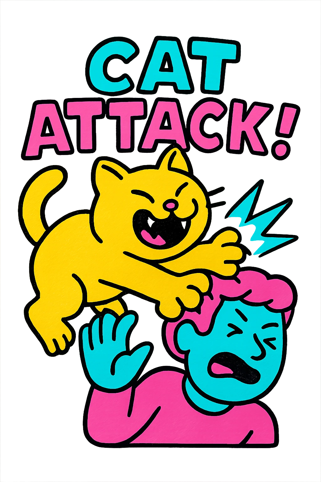 cat attack emoji