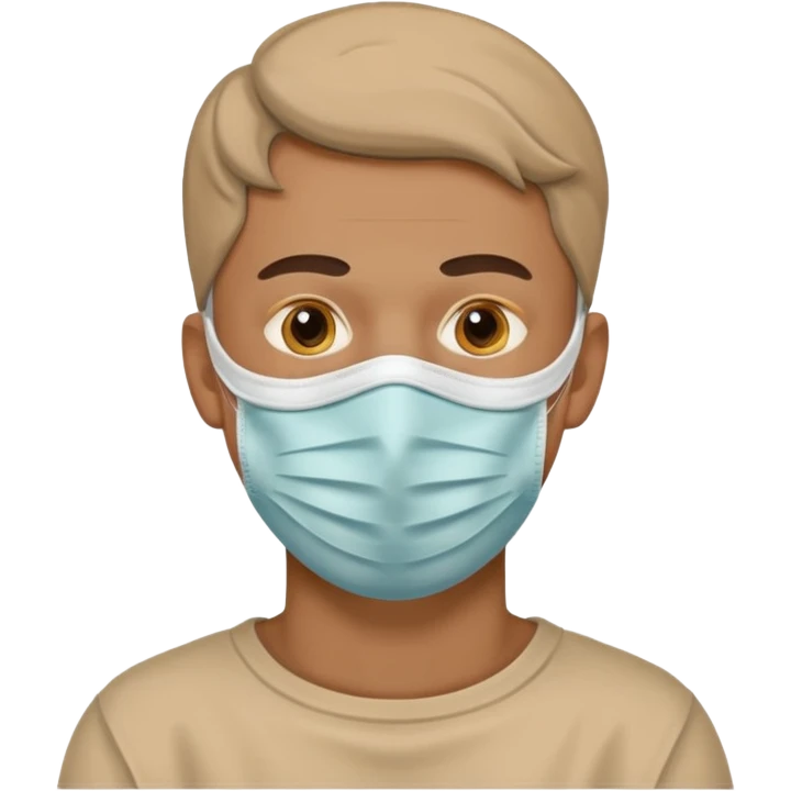 man, Skincare face mask emoji