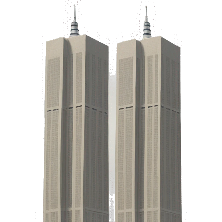 twin towers smiling emoji