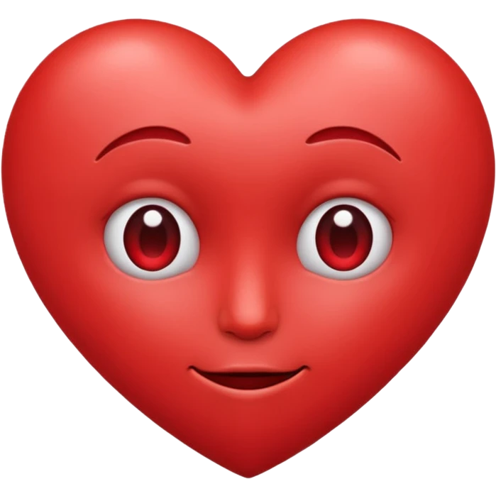 Heart with face emoji