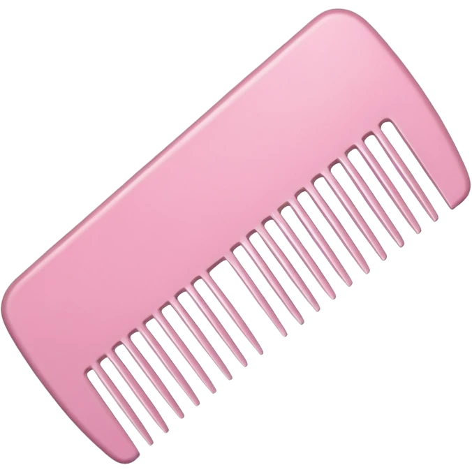 light pink comb emoji