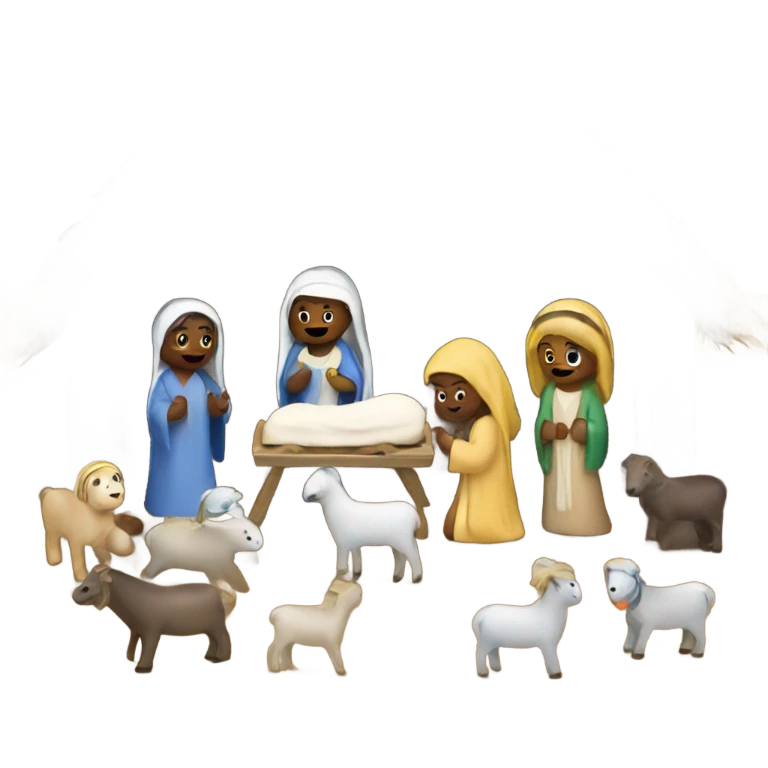Nativity set emoji