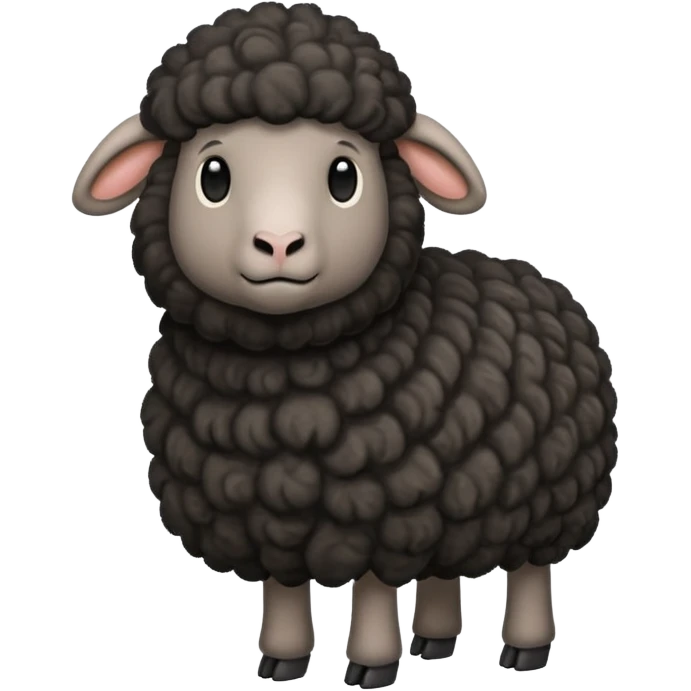 Black sheep emoji