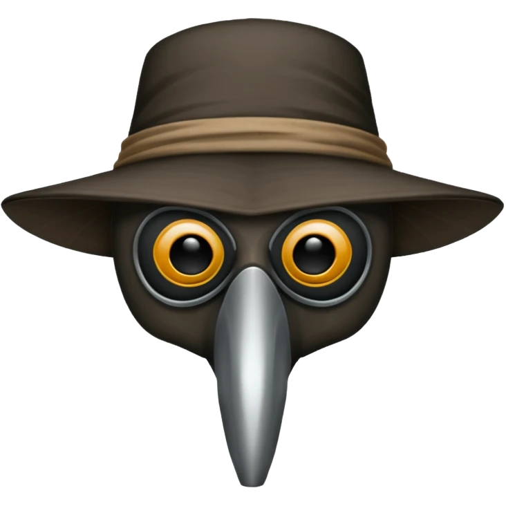 plague doctor mask no hat emoji