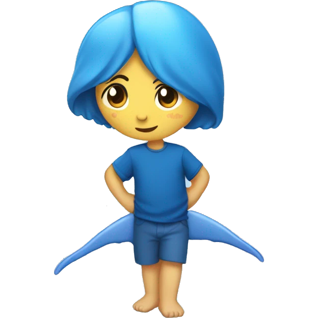 Ballena azul emoji
