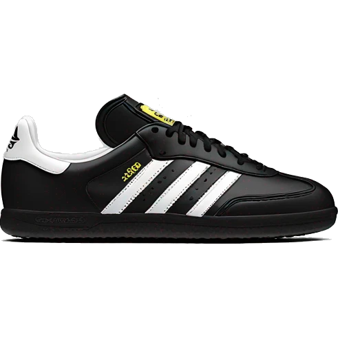 Adidas samba black emoji