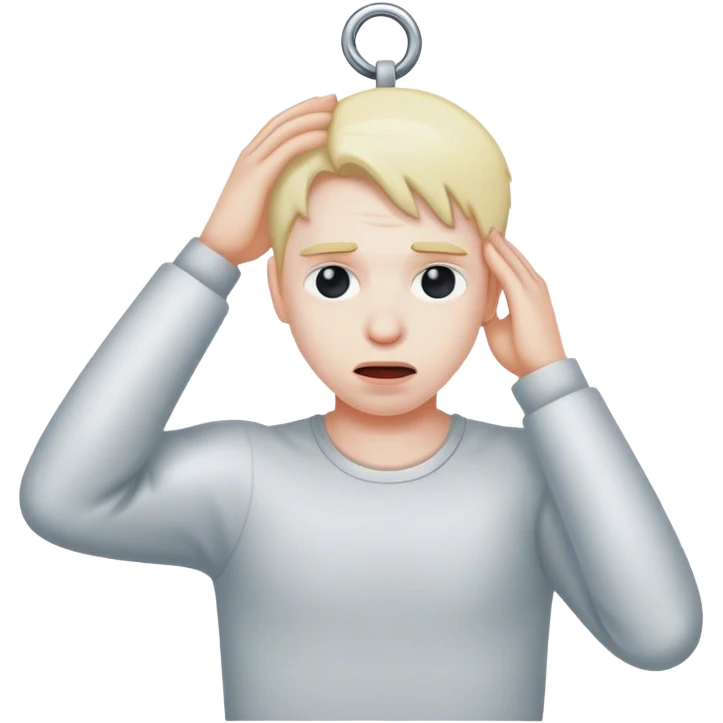 Someone hanging themselves emoji