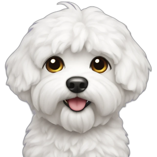 Bichón maltés emoji