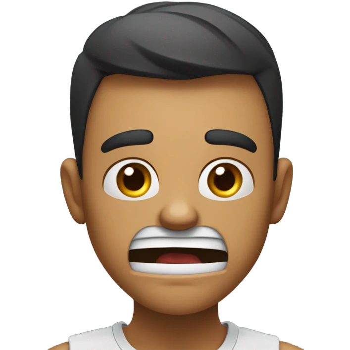 yelling  emoji