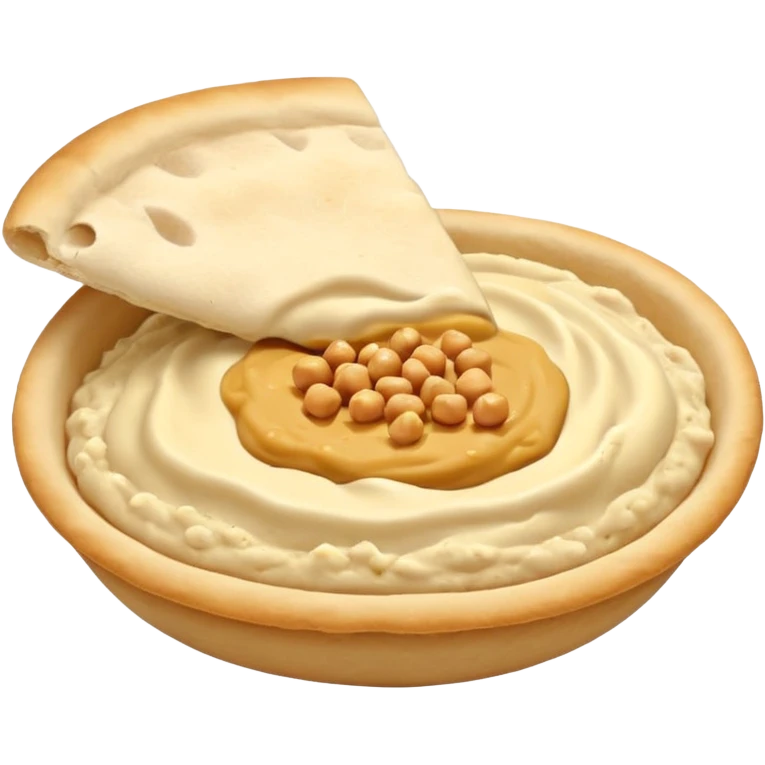 mashed cheakpeas pita emoji