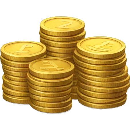 stack of coins emoji