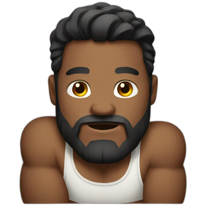 Strong man emoji
