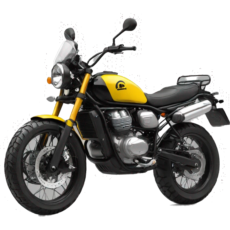 2 motorcycles scramblers emoji
