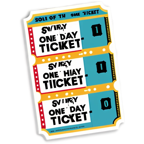 one of them days movie ticket  emoji